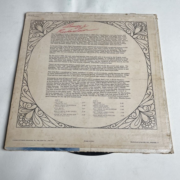 Kings Road – Let It Be LP Vinyl Album SPC-3216 Pickwick/33 Beatles Tribute - Picture 2 of 4